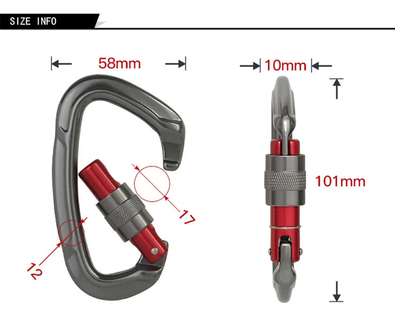 Soruv Rock Climbing Carabiner