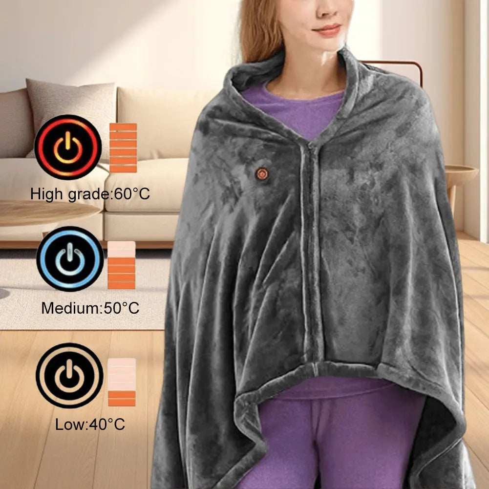 Soruv USB Heated Fleece Blanket