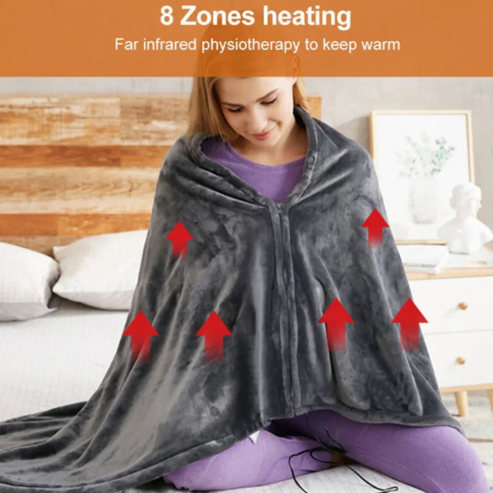 Soruv USB Heated Fleece Blanket
