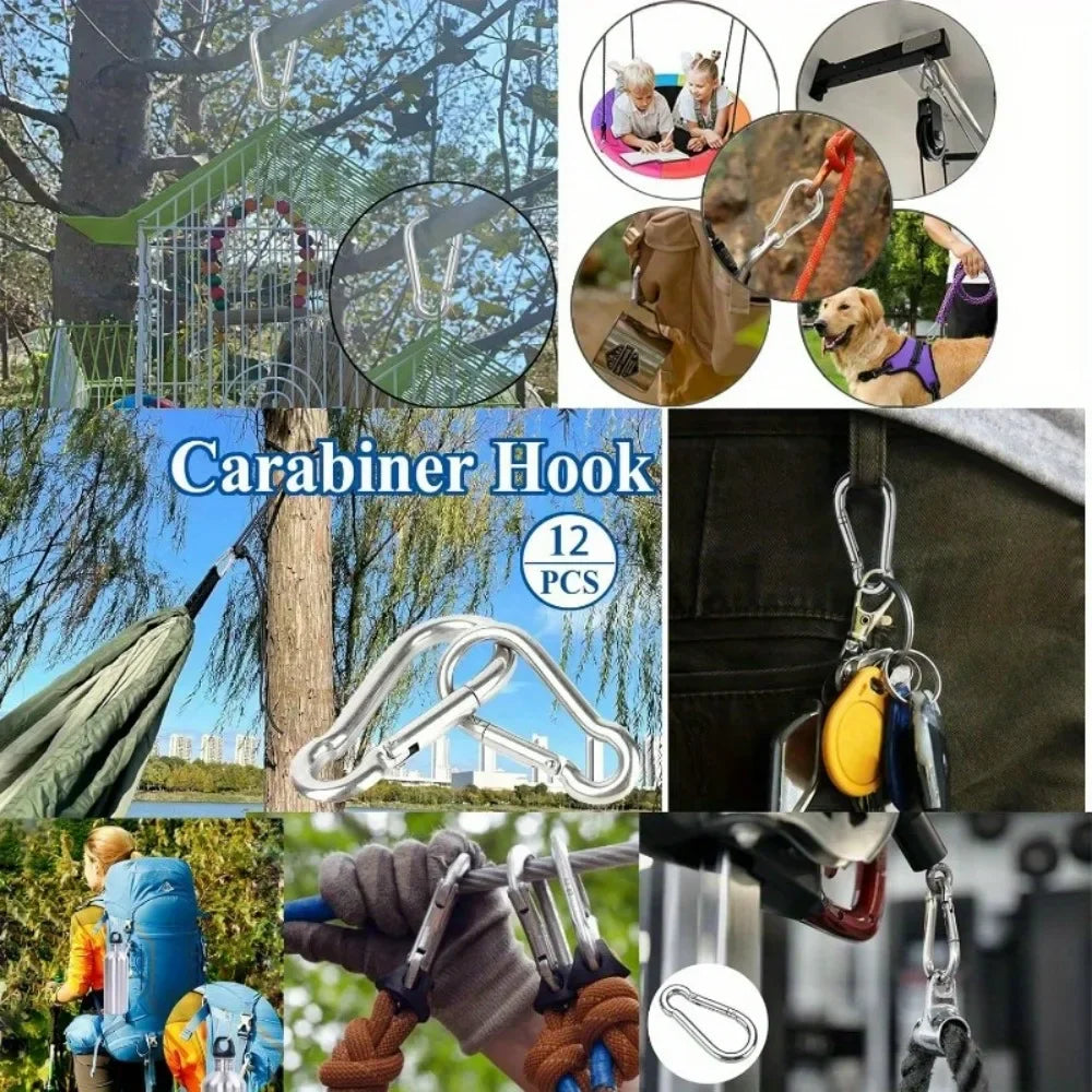 Soruv Stainless Carabiner Set