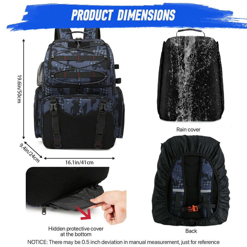 Soruv Fishing Tackle Backpack