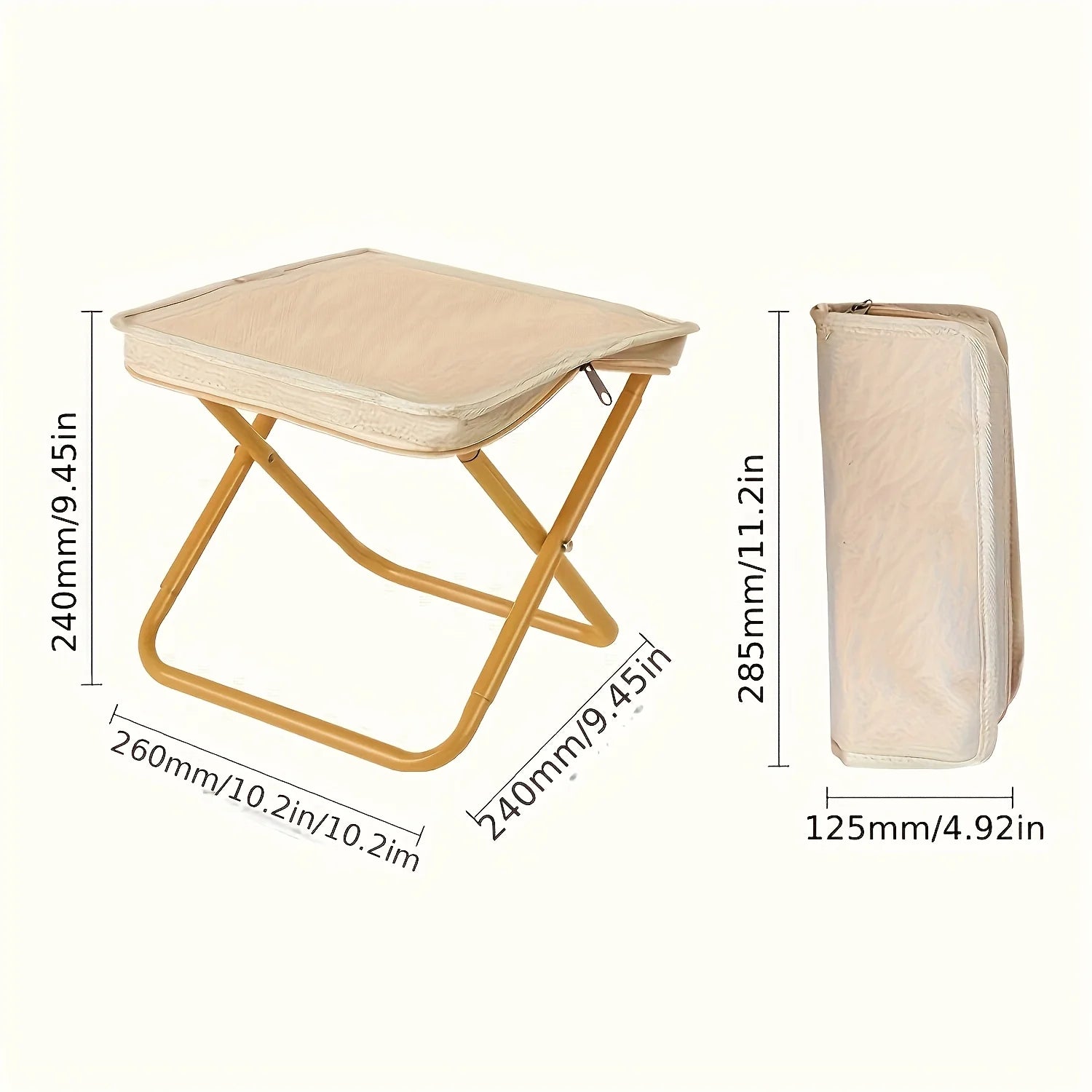 Soruv Zipper Handle Fishing Stool