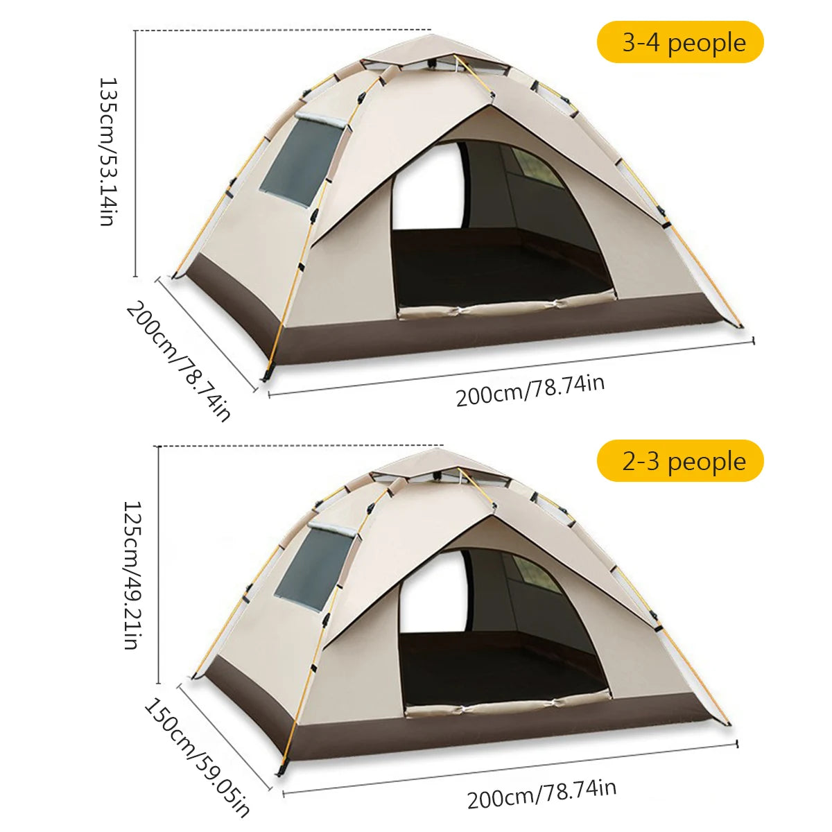 Soruv Quick-Pitch Camp Tent