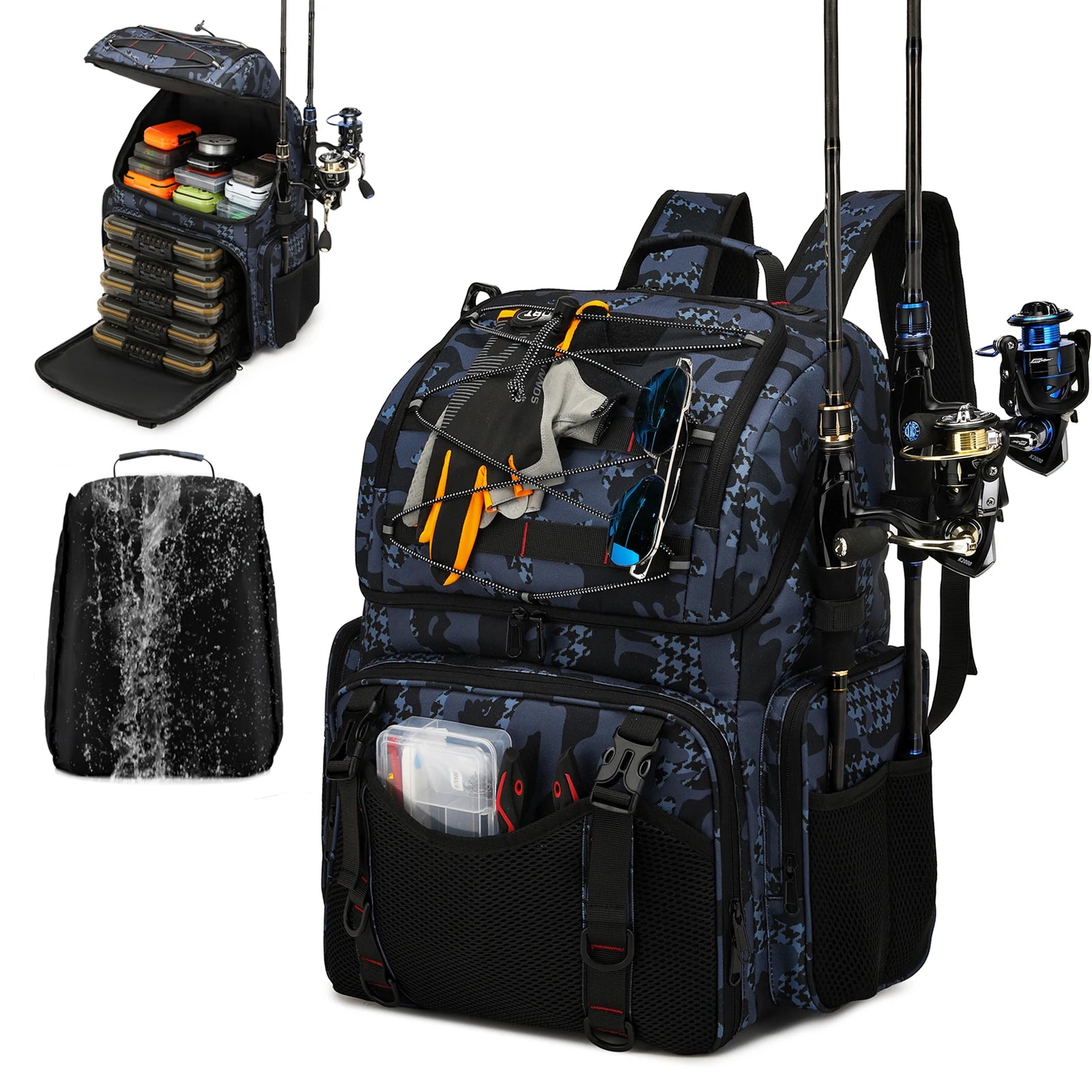 Soruv Fishing Tackle Backpack