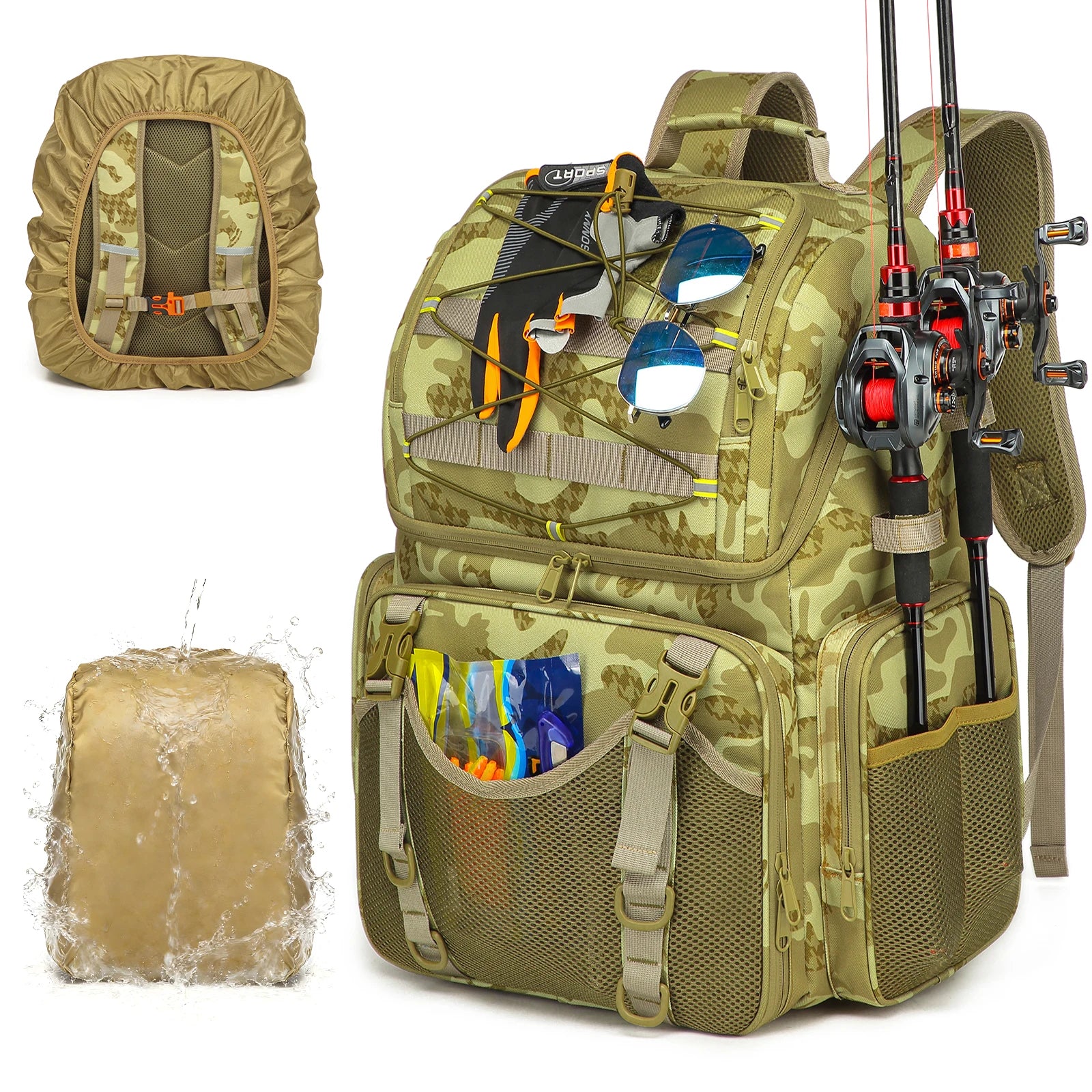 Soruv Fishing Tackle Backpack