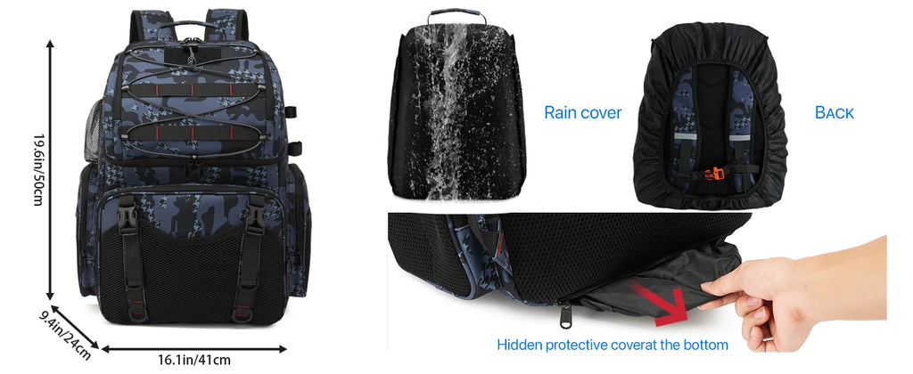 Soruv Fishing Tackle Backpack