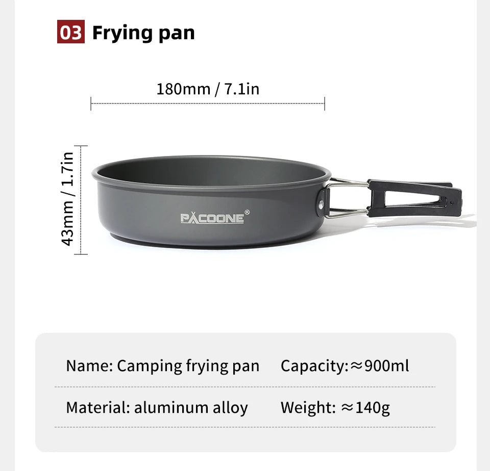 Soruv Camping Cookware Set