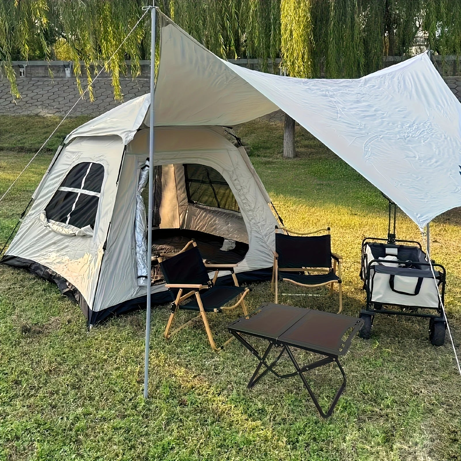 Soruv Carbon Steel Camp Table