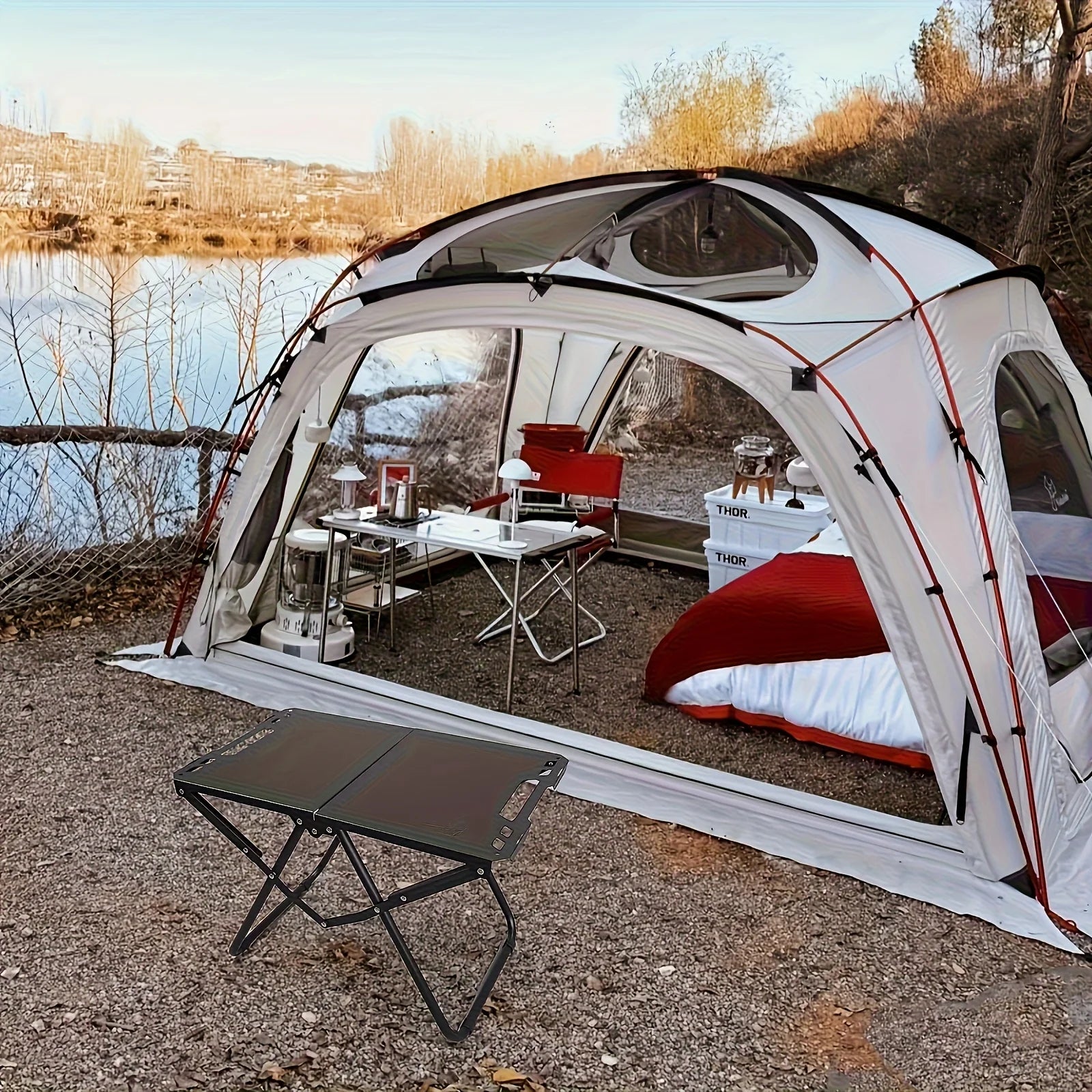 Soruv Carbon Steel Camp Table