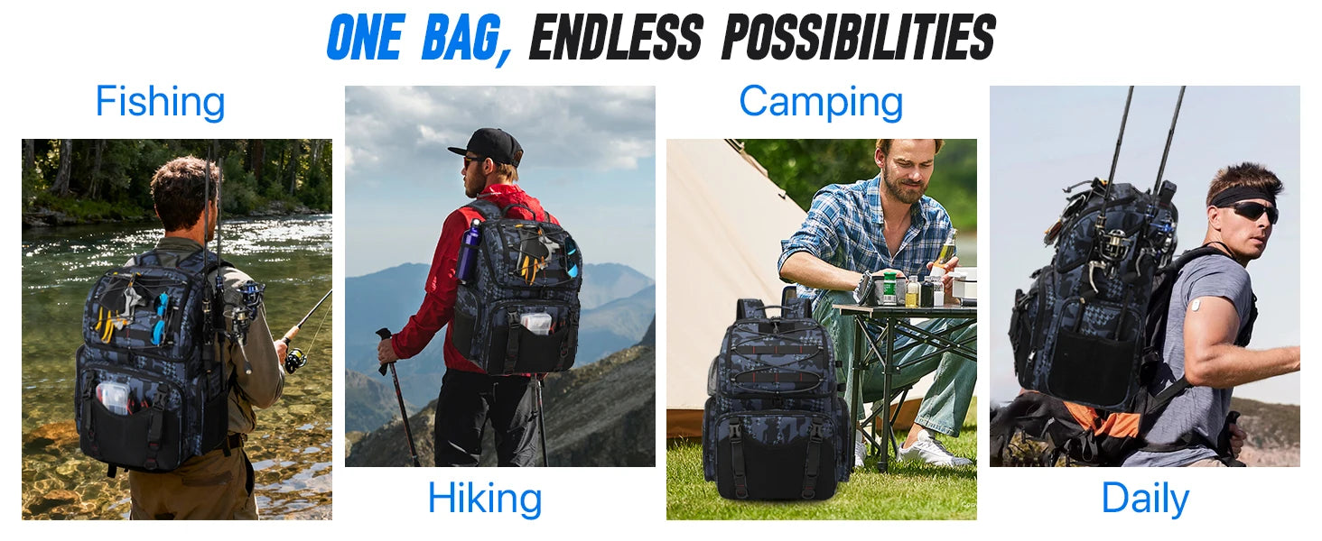Soruv Fishing Tackle Backpack