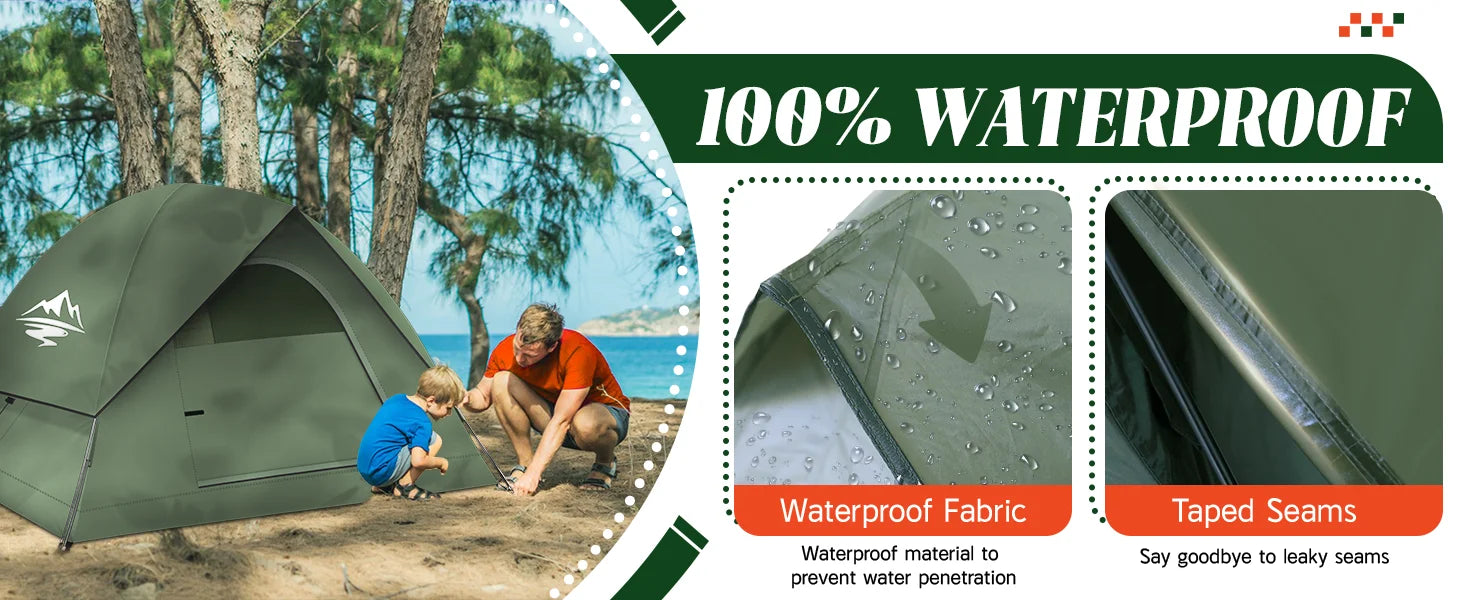 Soruv 3–4 Person Camping Tent