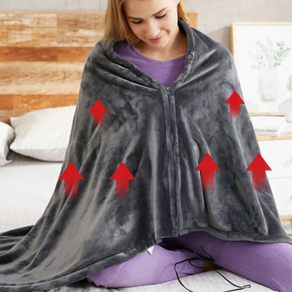 Soruv USB Heated Fleece Blanket