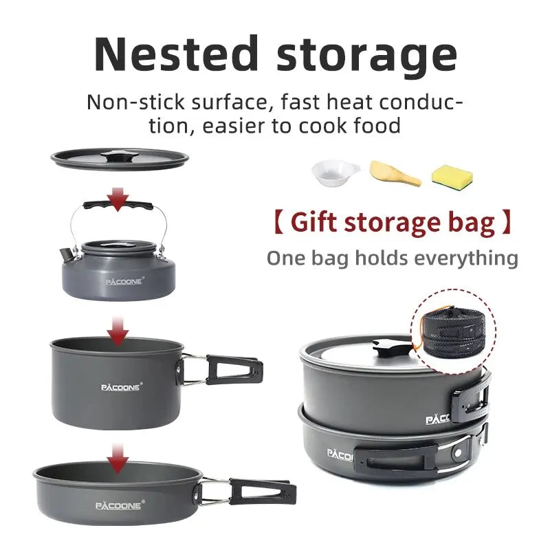Soruv Camping Cookware Set