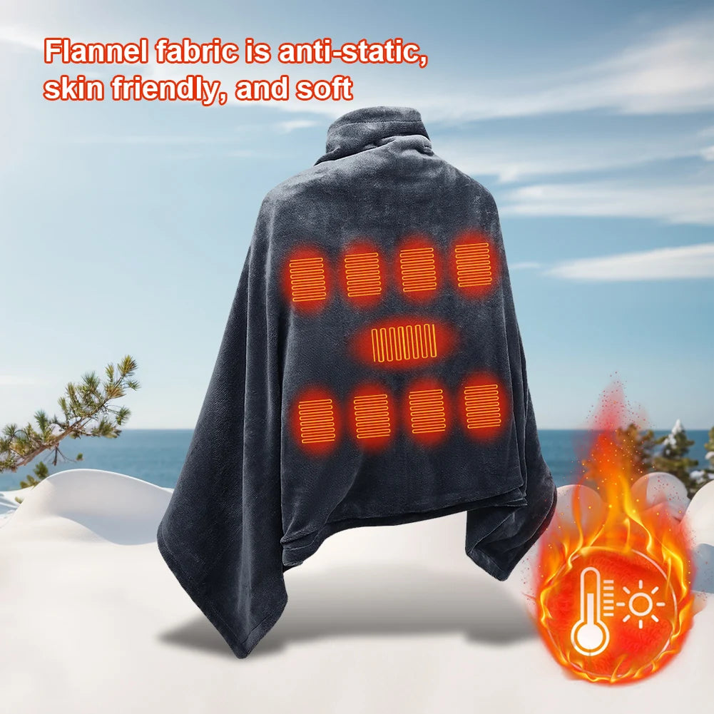 Soruv USB Heated Fleece Blanket