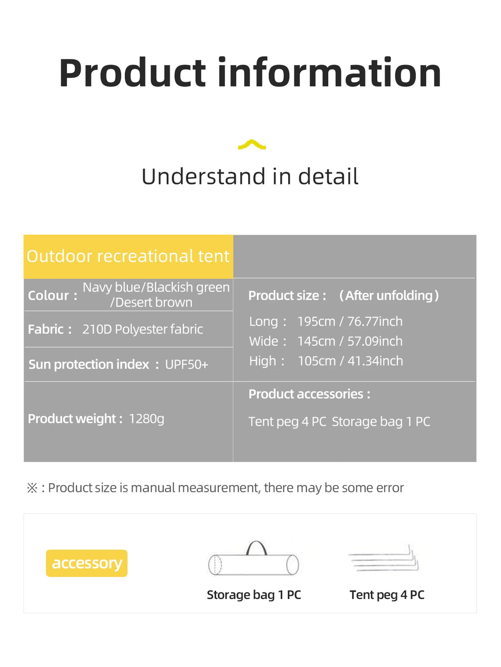 Soruv Rain & Sun Hiking Tent