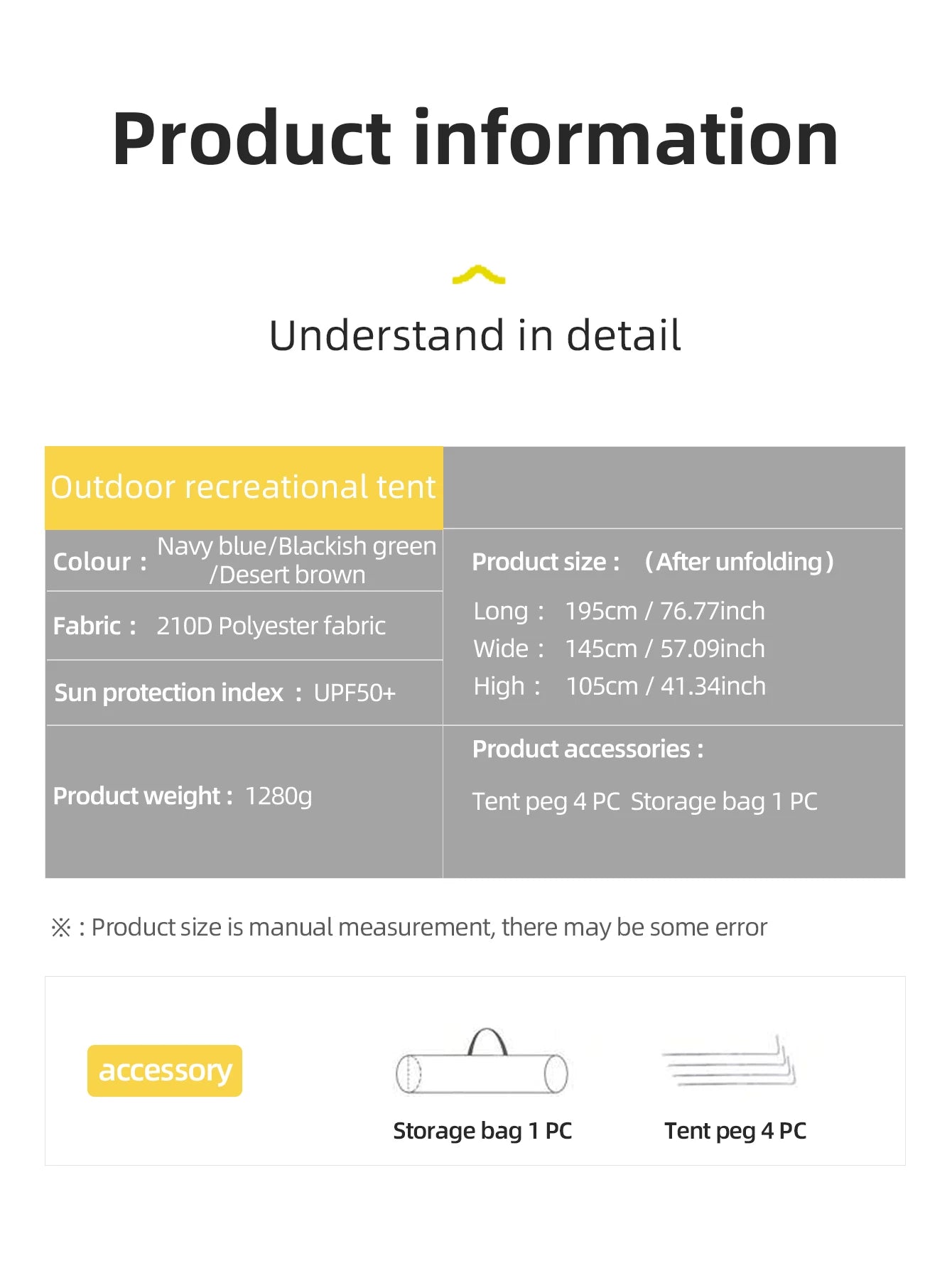 Soruv Rain & Sun Hiking Tent