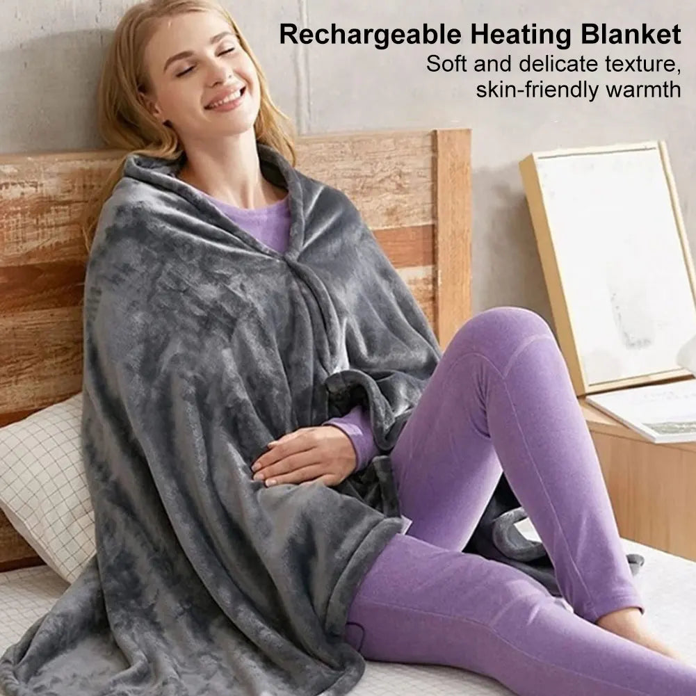 Soruv USB Heated Fleece Blanket