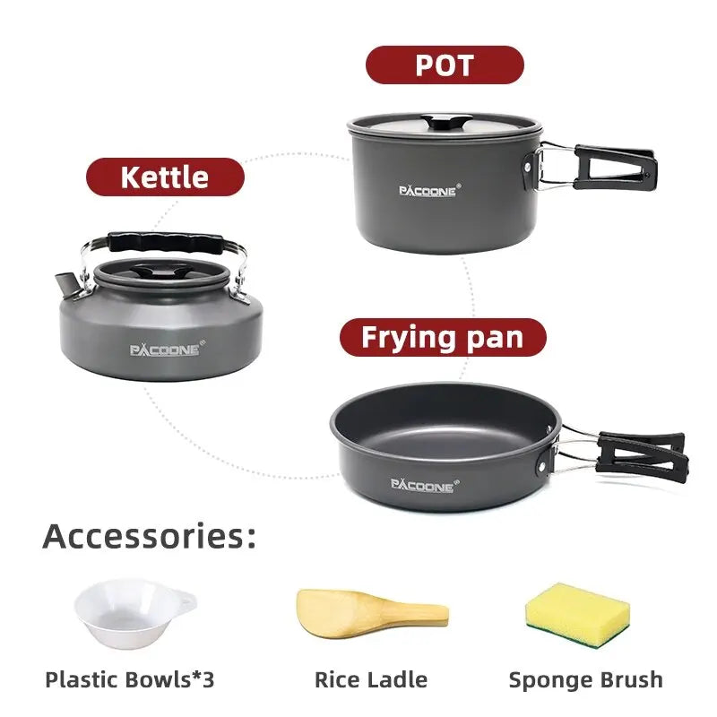 Soruv Camping Cookware Set