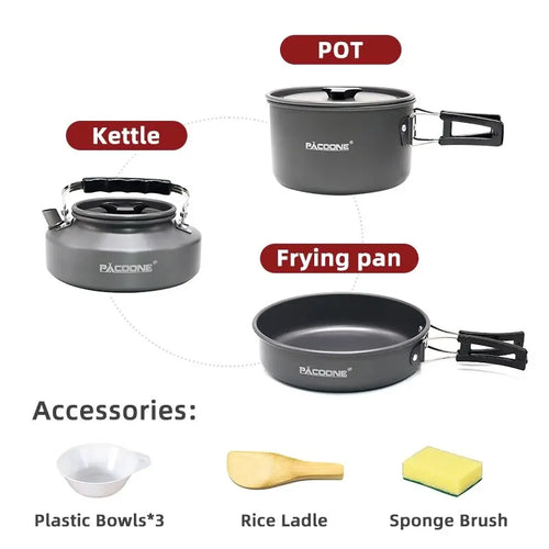 Soruv Camping Cookware Set