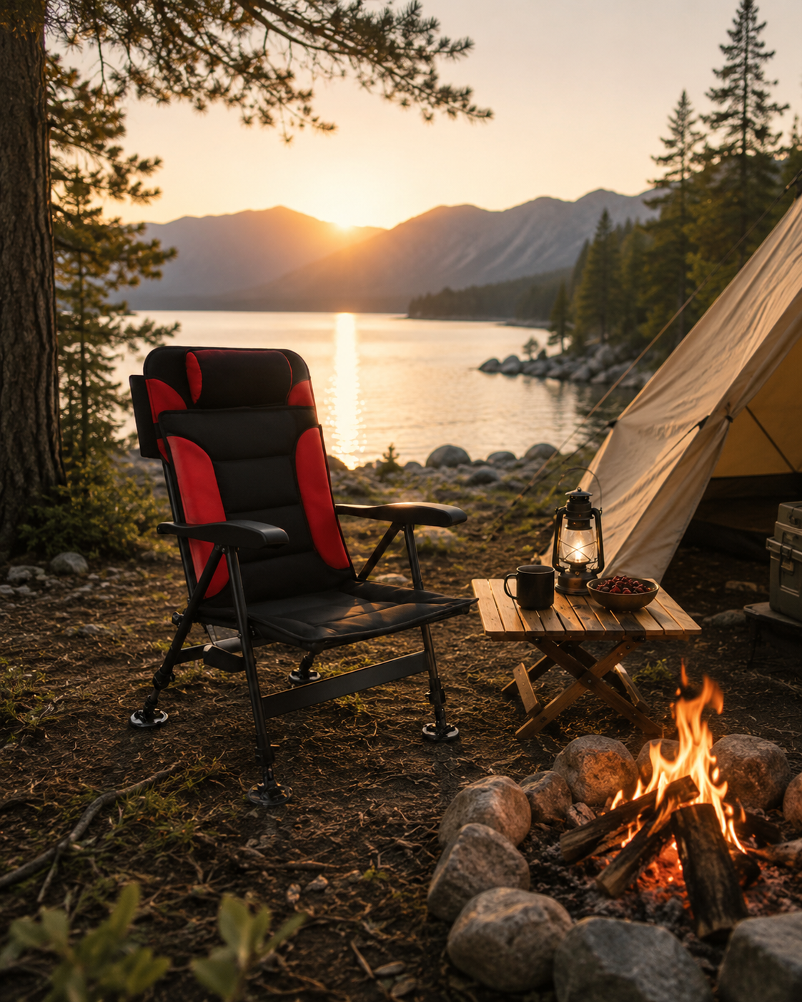 Soruv Portable Folding Fishing Chair
